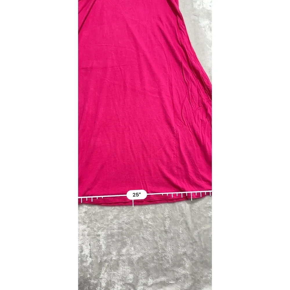 Free To Live Skirt Pull On Women's Size Medium Hot Pink Stretch Soft Made In USA